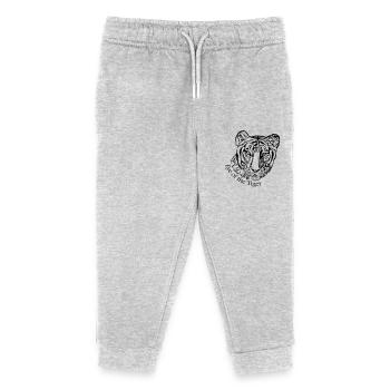 Tiger Eye of the Tiger Rocky Balboa boxen Boxer - Kinder Organic Jogginghose Mini Mover von Stanley/Stella - Grau meliert - Vorne
