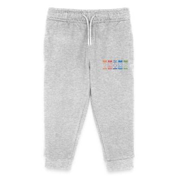 Elektrische Formeln - Kinder Organic Jogginghose Mini Mover von Stanley/Stella - Grau meliert - Vorne