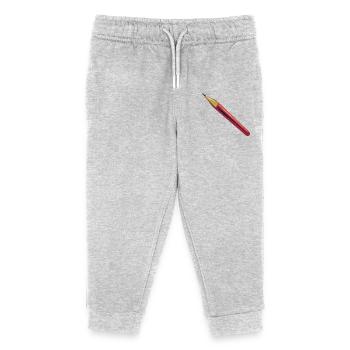 Crayon | crayon | Pastel - Pantalon de jogging enfant bio Stanley/Stella - gris chiné - Devant