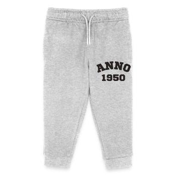 Anno 1950 Geburtstag Geburtsjahr - Kinder Organic Jogginghose Mini Mover von Stanley/Stella - Grau meliert - Vorne