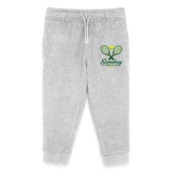 Sunday Tennis Club 2026 - Kids Organic Sweatpants by Stanley/Stella - heather grey - Front