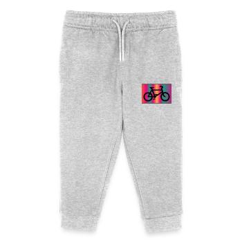 BICYCLE - Kids Organic Sweatpants by Stanley/Stella - heather grey - Front