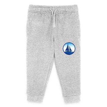 Boot - Kinder Organic Jogginghose Mini Mover von Stanley/Stella - Grau meliert - Vorne
