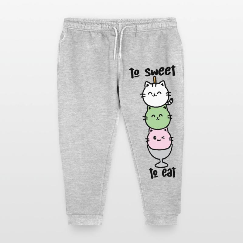 Katzen-Turm Eiscreme Stack Kids Organic Sweatpants by Stanley/Stella