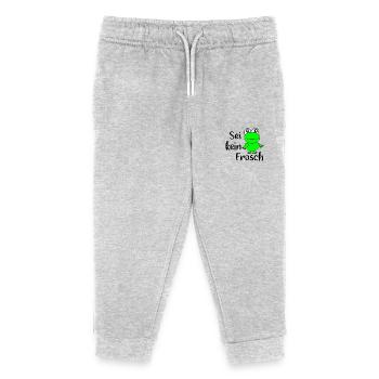 Frog - Kids Organic Sweatpants by Stanley/Stella - heather grey - Front