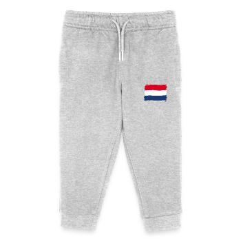 Pays-Bas - Pantalon de jogging enfant bio Stanley/Stella - gris chiné - Devant
