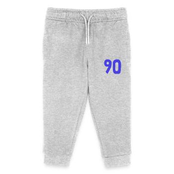 JAHRESTAG. ALLES GUTE ZUM GEBURTSTAG. ALLES GUTE ZUM GEBURTSTAG. - Kinder Organic Jogginghose Mini Mover von Stanley/Stella - Grau meliert - Vorne