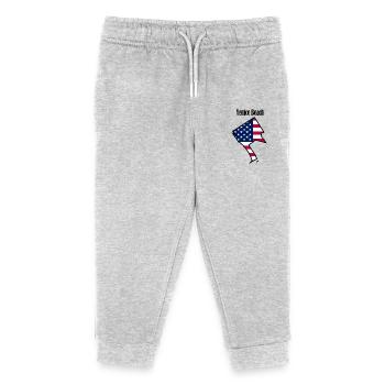 Plage de Venise - Pantalon de jogging enfant bio Stanley/Stella - gris chiné - Devant