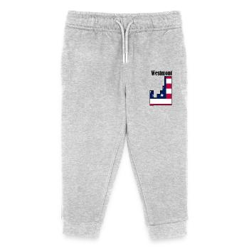 Westmont - Kinder Organic Jogginghose Mini Mover von Stanley/Stella - Grau meliert - Vorne