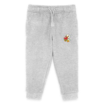 de canard à la pastèque fruitée - Pantalon de jogging enfant bio Stanley/Stella - gris chiné - Devant
