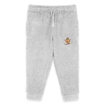 Taco Skifahrer Abenteuer Abfahrt - Kinder Organic Jogginghose Mini Mover von Stanley/Stella - Grau meliert - Vorne