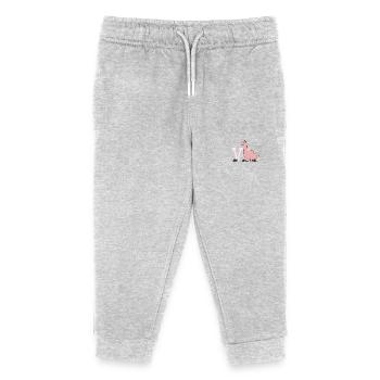 Buchstabe V - Kinder Organic Jogginghose Mini Mover von Stanley/Stella - Grau meliert - Vorne