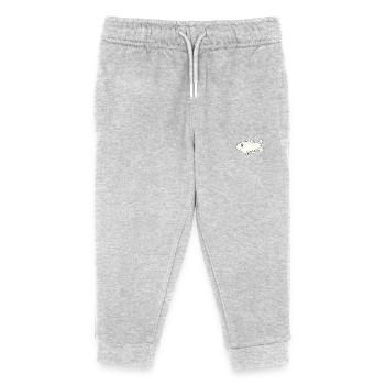 Poisson chemise poisson motif,Cadeau de vêtements de pêche - Pantalon de jogging enfant bio Stanley/Stella - gris chiné - Devant