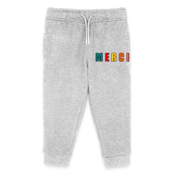 GELIEBTE. VIELEN DANK. DANKE HERRIN - Kinder Organic Jogginghose Mini Mover von Stanley/Stella - Grau meliert - Vorne