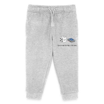 Patience is the first rule - Kids Organic Sweatpants by Stanley/Stella - heather grey - Front
