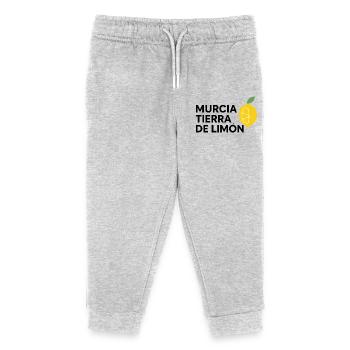 Murcian Design - Kinder Organic Jogginghose Mini Mover von Stanley/Stella - Grau meliert - Vorne