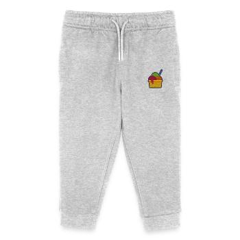 Glace - Pantalon de jogging enfant bio Stanley/Stella - gris chiné - Devant