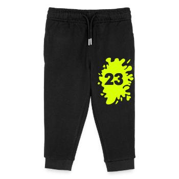 Blobs 23 - Kids Organic Sweatpants by Stanley/Stella - black - Front