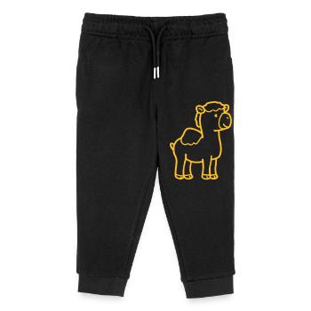 Camel Comic - Kids Organic Sweatpants by Stanley/Stella - black - Front