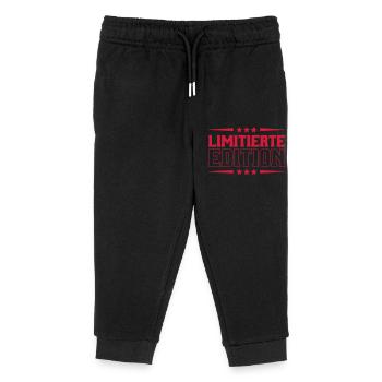 Édition limitée - Pantalon de jogging enfant bio Stanley/Stella - noir - Devant