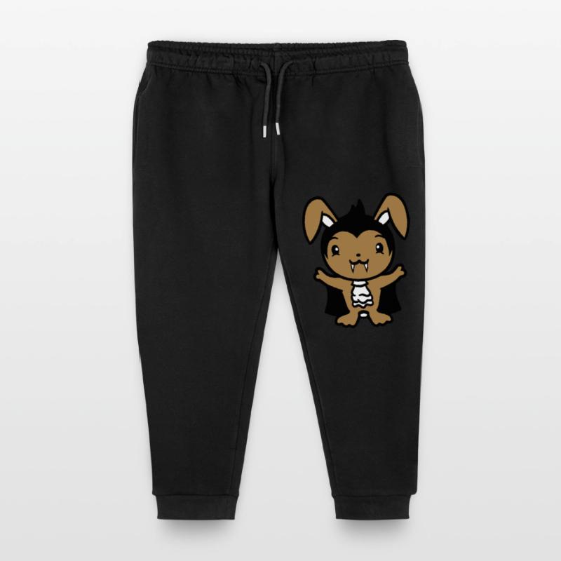 Bunny Vampire Sharp Long Teeth Halloween Costume Kids Organic Sweatpants by Stanley/Stella