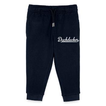 Dachdecker - Kinder Organic Jogginghose Mini Mover von Stanley/Stella - Navy - Vorne