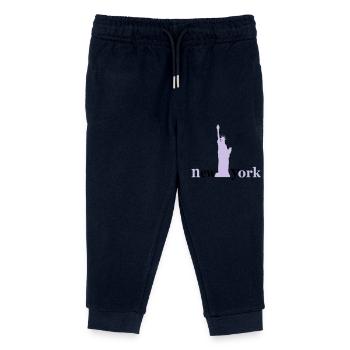 New York - Kinder Organic Jogginghose Mini Mover von Stanley/Stella - Navy - Vorne
