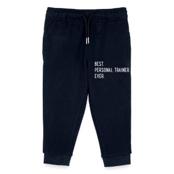 Personal Trainer - Kids Organic Sweatpants by Stanley/Stella - navy - Front