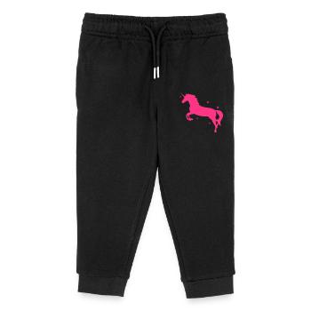unicorn - Kids Organic Sweatpants by Stanley/Stella - black - Front