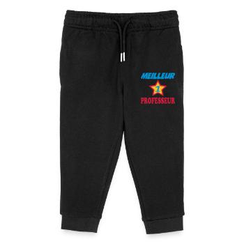 Meilleur PROFESSEUR - Pantalon de jogging enfant bio Stanley/Stella - noir - Devant