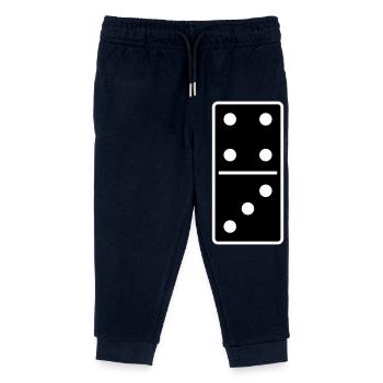 DOMINO STONE 4:3 - VARIABLE COLOR - VECTOR DESIGN! - Kinder Organic Jogginghose Mini Mover von Stanley/Stella - Navy - Vorne