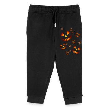 Kürbissen - Kinder Organic Jogginghose Mini Mover von Stanley/Stella - Schwarz - Vorne