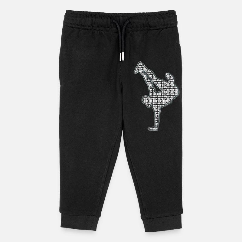 Breakdance - Kids Organic Sweatpants by Stanley/Stella - black