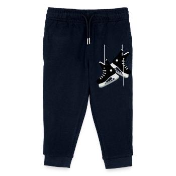 Eishockey-Schlittschuhe - Kinder Organic Jogginghose Mini Mover von Stanley/Stella - Navy - Vorne