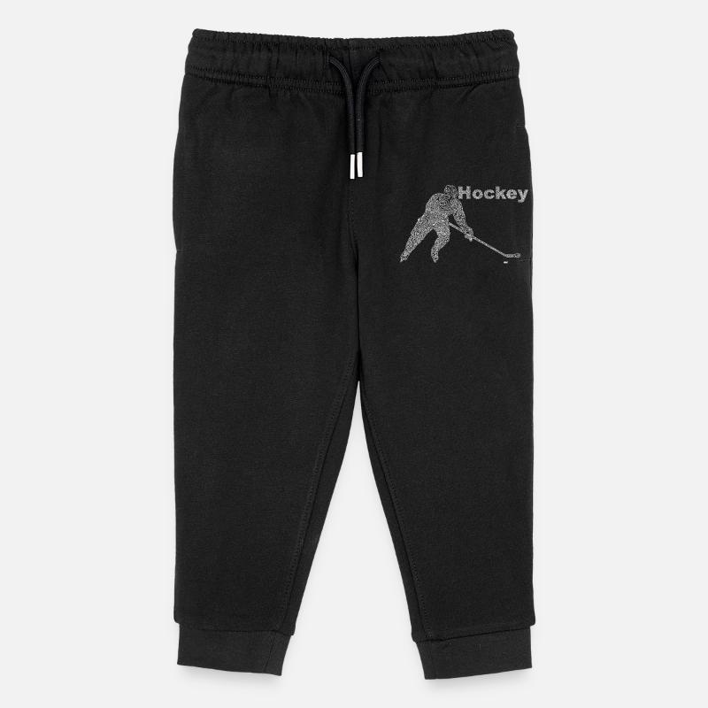 Hockey - Kinder Organic Jogginghose Mini Mover von Stanley/Stella - Schwarz