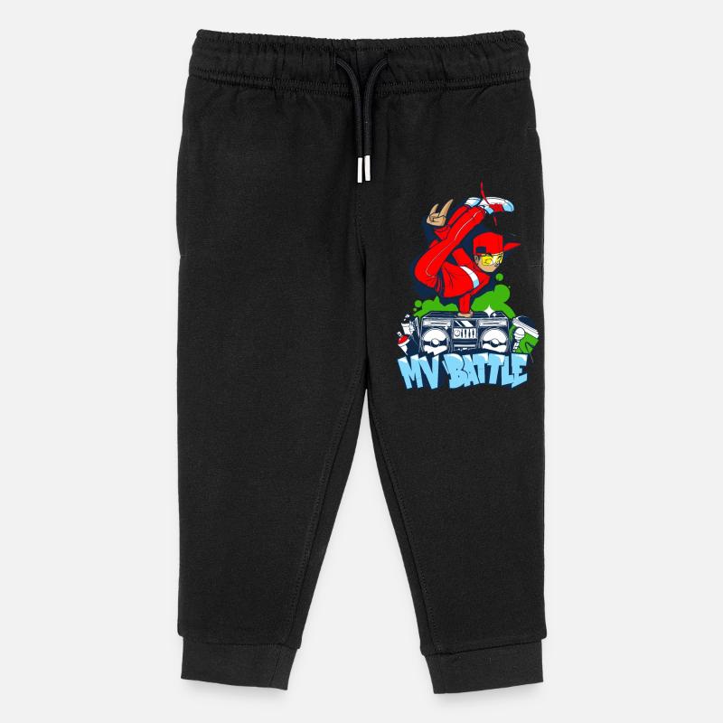 Breakdance B-Boy Streetdance Design Hip Hop Danse - Pantalon de jogging enfant bio Stanley/Stella - noir