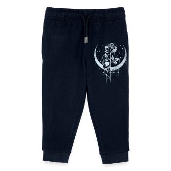 Crâne de Wicca de sorcellerie de Rose de lune occulte gothique - Pantalon de jogging enfant bio Stanley/Stella - marine - Devant