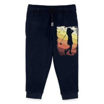 Golfeuse - Pantalon de jogging enfant bio Stanley/Stella - marine - Devant