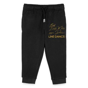 Mein bestes Mittel gegen Demenz: Line Dance - Kinder Organic Jogginghose Mini Mover von Stanley/Stella - Schwarz - Vorne