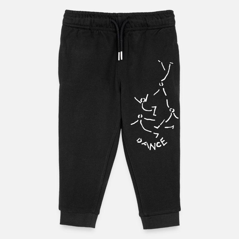 Danse Danse Danse - Pantalon de jogging enfant bio Stanley/Stella - noir