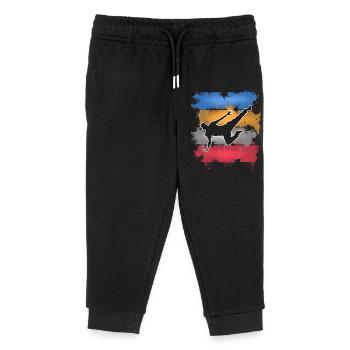 Breakdancing - Kids Organic Sweatpants by Stanley/Stella - black - Front