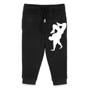 Breakdance - Pantalon de jogging enfant bio Stanley/Stella - noir - Devant