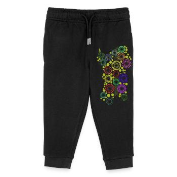 sardaigne en couleur2 - Pantalon de jogging enfant bio Stanley/Stella - noir - Devant