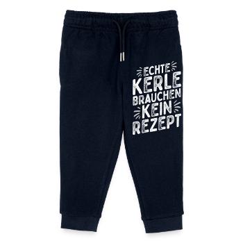 Küchenchef - Chefkoch - Lustiger Spruch - Männer - Kinder Organic Jogginghose Mini Mover von Stanley/Stella - Navy - Vorne