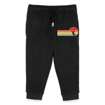 Gymnastics Rings - Kids Organic Sweatpants by Stanley/Stella - black - Front