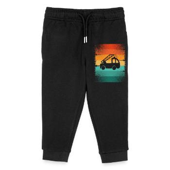 Fire brigade - Kids Organic Sweatpants by Stanley/Stella - black - Front