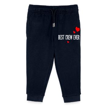 BEST CREW EVER - Kids Organic Sweatpants by Stanley/Stella - navy - Front