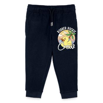 Canard en caoutchouc Équipage de canard en caoutchouc - Pantalon de jogging enfant bio Stanley/Stella - marine - Devant