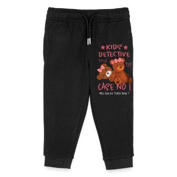 Children's Detective - Kids Organic Sweatpants by Stanley/Stella - black - Front