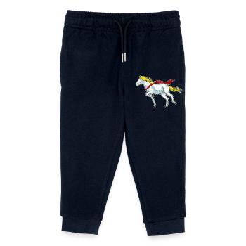 Courses hippiques - Pantalon de jogging enfant bio Stanley/Stella - marine - Devant